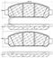 Disc Brake Pad Set CE 104.14010