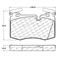 Disc Brake Pad Set CE 104.14030