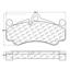 Disc Brake Pad Set CE 104.14310