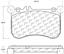 Disc Brake Pad Set CE 104.16340