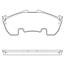 Disc Brake Pad Set CE 104.16350