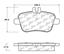 Disc Brake Pad Set CE 104.16461