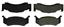 Disc Brake Pad Set CE 105.01230