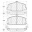 Disc Brake Pad Set CE 105.02450