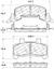 1990 Pontiac Tempest Disc Brake Pad Set CE 105.02890