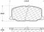 Disc Brake Pad Set CE 105.03560