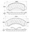 Disc Brake Pad Set CE 105.03870