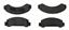 Disc Brake Pad Set CE 105.03870