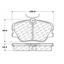 Disc Brake Pad Set CE 105.04230