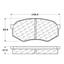 Disc Brake Pad Set CE 105.04330