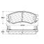 Disc Brake Pad Set CE 105.05070