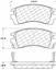 Disc Brake Pad Set CE 105.05090