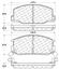 Disc Brake Pad Set CE 105.05270