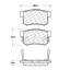 Disc Brake Pad Set CE 105.05360