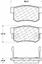 Disc Brake Pad Set CE 105.05361