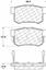 Disc Brake Pad Set CE 105.05370