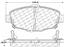 Disc Brake Pad Set CE 105.05710