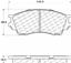 Disc Brake Pad Set CE 105.06430