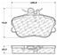 Disc Brake Pad Set CE 105.06450