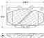 Disc Brake Pad Set CE 105.06470