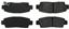 Disc Brake Pad Set CE 105.06720