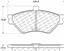 Disc Brake Pad Set CE 105.06780