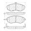 Disc Brake Pad Set CE 105.07001