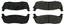 Disc Brake Pad Set CE 105.07110