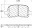 Disc Brake Pad Set CE 105.07410