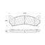 Disc Brake Pad Set CE 105.07850