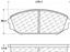 Disc Brake Pad Set CE 105.07930