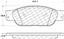 Disc Brake Pad Set CE 105.08120