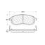 Disc Brake Pad Set CE 105.08151