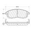 Disc Brake Pad Set CE 105.08151