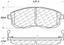 Disc Brake Pad Set CE 105.08153