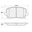 Disc Brake Pad Set CE 105.09230