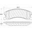 Disc Brake Pad Set CE 105.09450