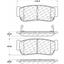 Disc Brake Pad Set CE 105.09540