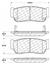 Disc Brake Pad Set CE 105.09541