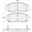 Disc Brake Pad Set CE 105.09590