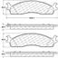 Disc Brake Pad Set CE 105.09650