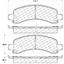 Disc Brake Pad Set CE 105.09740