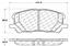 Disc Brake Pad Set CE 105.10050