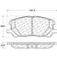 Disc Brake Pad Set CE 105.10050