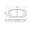 Disc Brake Pad Set CE 105.10050