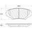 Disc Brake Pad Set CE 105.10090