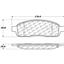 Disc Brake Pad Set CE 105.10110