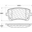 Disc Brake Pad Set CE 105.10180