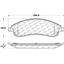 Disc Brake Pad Set CE 105.10190