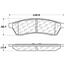 Disc Brake Pad Set CE 105.10300